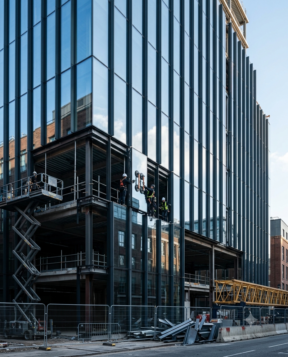 Curtain wall glazing