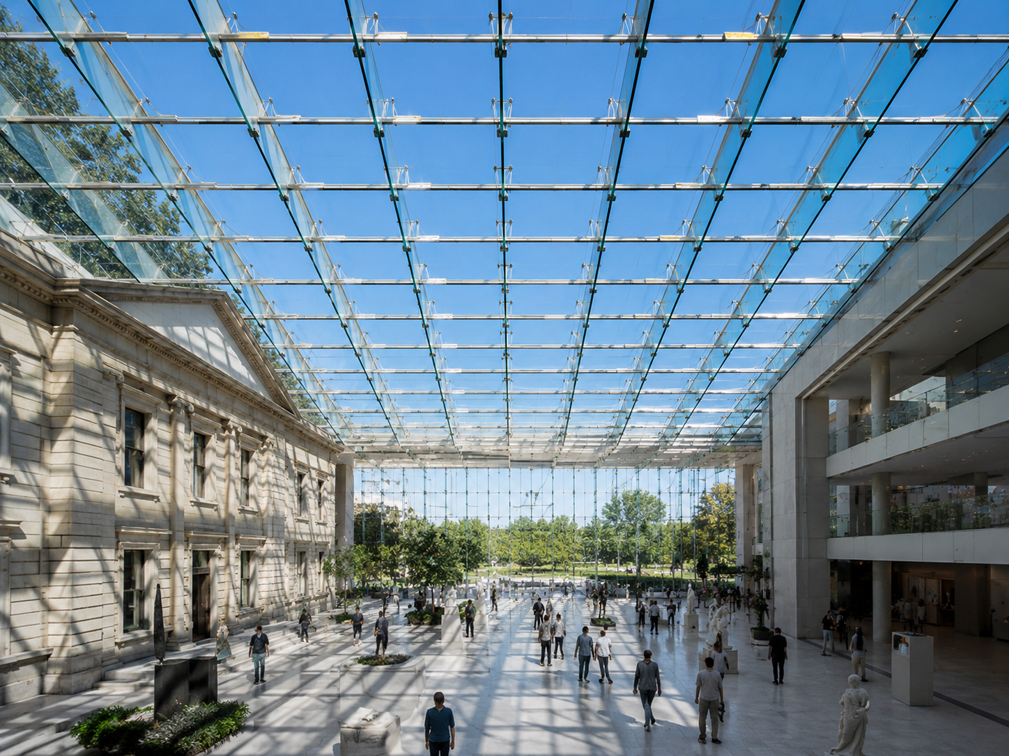 Atrium Pavilion Roof System detail