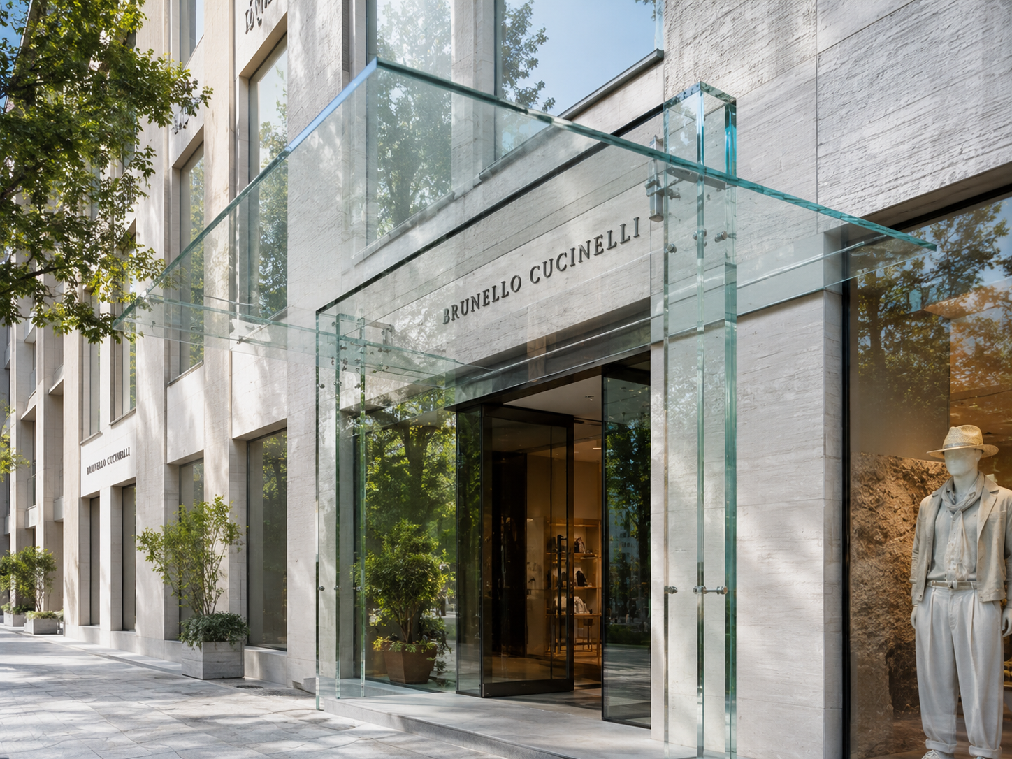 Ashford Lane Entrance Canopy detail